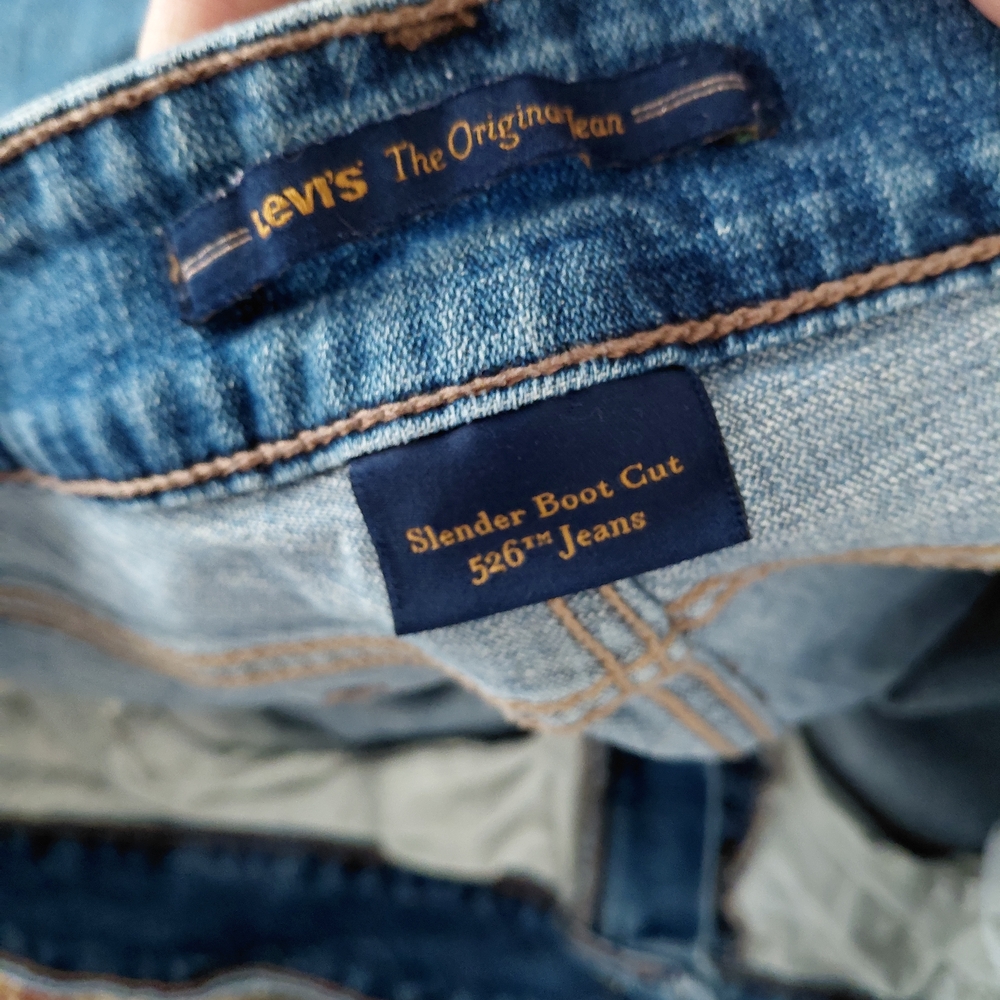 Levi's Blue Slender Boot Cut Jeans